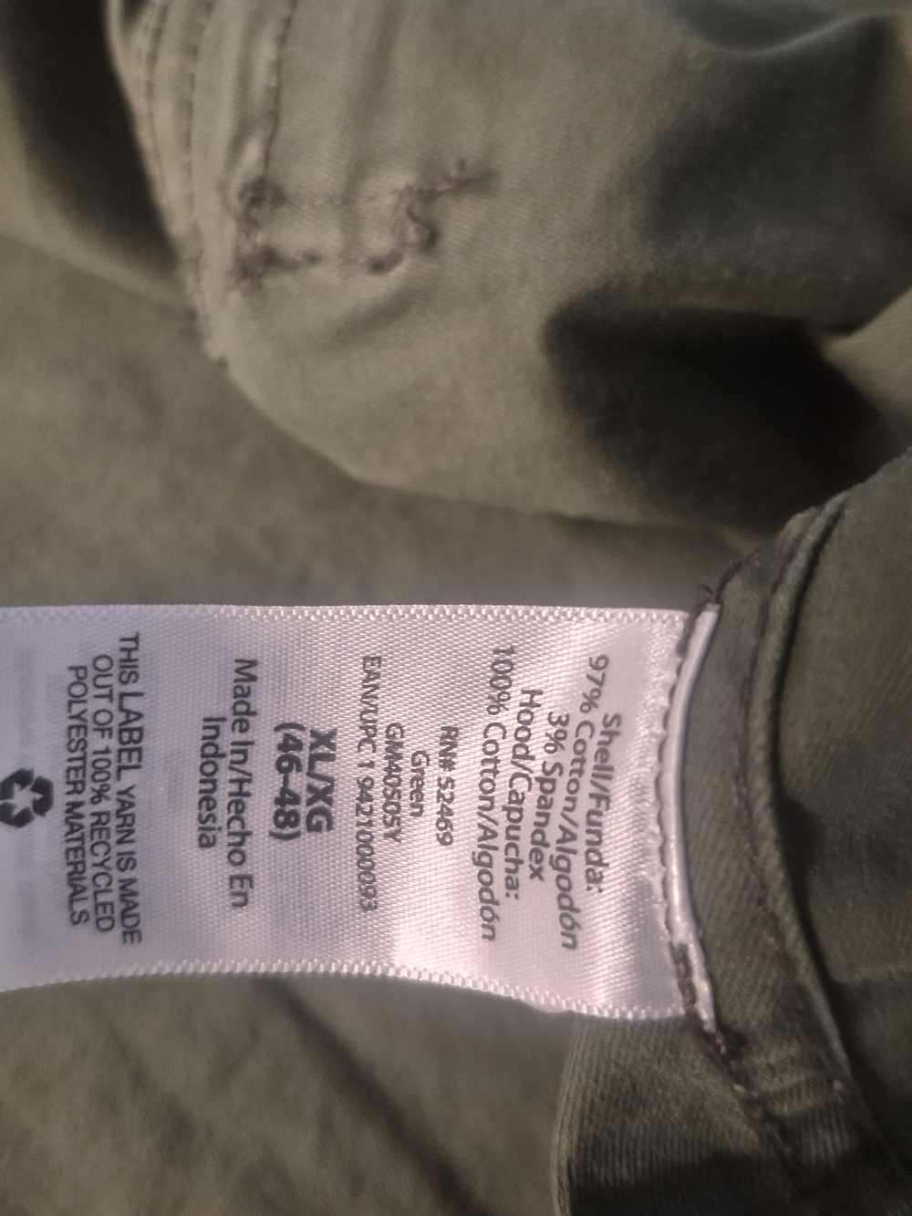 George Men's Military Field Jacket in Olive - Picture 5 of 12